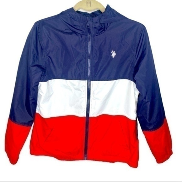 U.S. Polo Assn. Jackets & Blazers - U.S. Polo color block Windbreaker Size Medium NWT